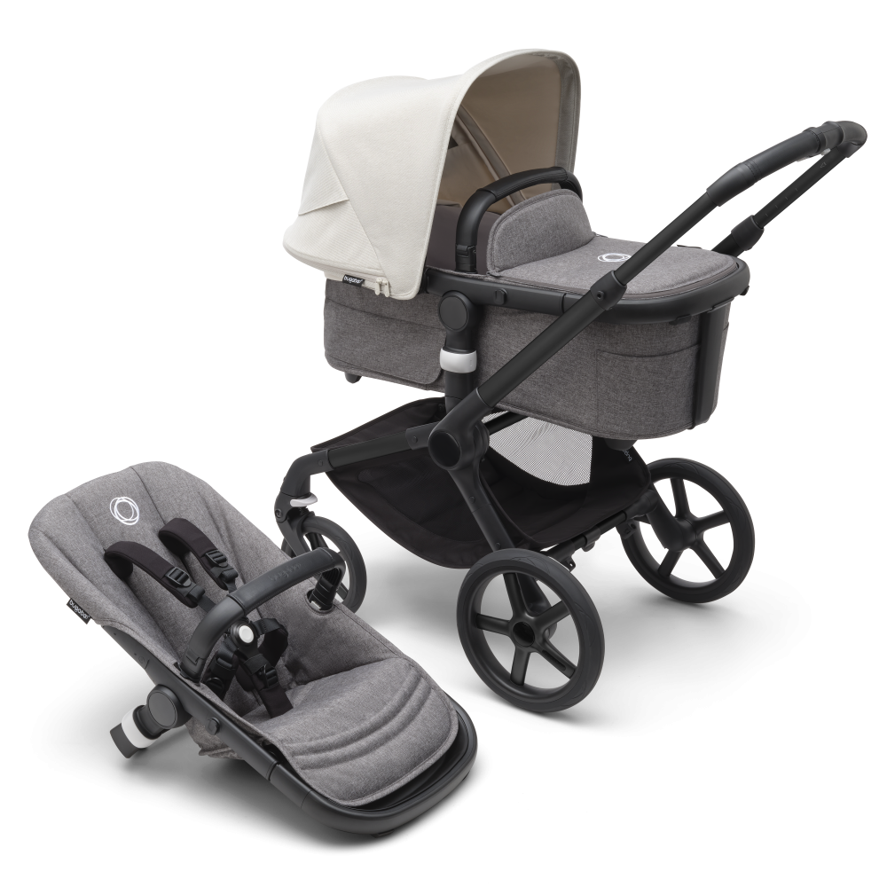 Bugaboo Fox 5 Black Grey Melange Misty White 101700